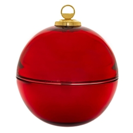 Χριστουγεννιάτικη Μπάλα Ανοιγόμενη 86893 Φ18cm Red