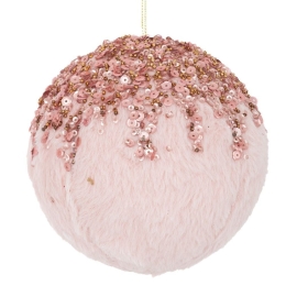 Χριστουγεννιάτικη Μπάλα 87916 12cm Pink