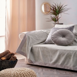 Ριχτάρι Bally Grey Palamaiki Διθέσιο 180x240cm Πολυέστερ