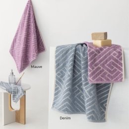 Πετσέτα Ranon Mauve Palamaiki Προσώπου 50x90cm Βαμβάκι-Rayon