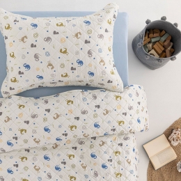 Μαξιλαροθήκη Παιδική MCR357 Oxford Multi Palamaiki 50Χ70 Microfiber-Polyester