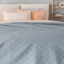 Κουβερλί Pitha Grey Palamaiki Υπέρδιπλο 220x240cm Microfiber