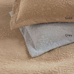 Κουβέρτα Alina Gold Palamaiki Μονό 170x260cm Βαμβάκι-Πολυέστερ