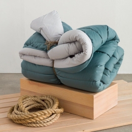 Πάπλωμα Micro-19 Petrol Vesta Ημίδιπλο 160x230cm Microfiber