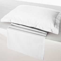 Σεντόνι Athena-300 Με Λάστιχο White Vesta Home Υπέρδιπλo 180x240cm 100% Βαμβακοσατέν