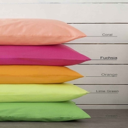 Σεντόνι Unicolors - Fuchsia Nima Μονό 160x260cm Χωρίς Λάστιχο 100% Βαμβάκι