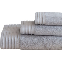 Πετσέτα Feel Fresh - Light Gray Nima Προσώπου 50x100cm 100% Βαμβάκι