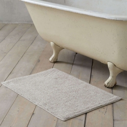 Πατάκι Μπάνιου Homey - Beige Nima 50 X 80 50x80cm Βαμβάκι-Πολυέστερ