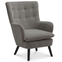 Πολυθρόνα Oslo 01-1683 70x80x105cm Black-Grey