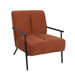 Πολυθρόνα Kioto 01-3060 64x76x81cm Terracotta