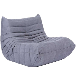 Πουφ Πολυθρόνα Comodo 01-3158 89x100x70cm Light Grey