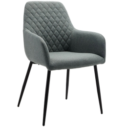 Πολυθρόνα Stone 03-1050 54x58x88cm Light Green-Black