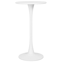 Τραπέζι Μπαρ Lido 26-0024 59,5x59,5x100,5cm White Μέταλλο