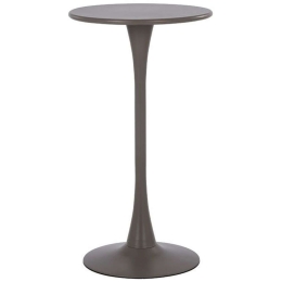 Τραπέζι Μπαρ Lido 26-0024 59,5x59,5x100,5cm Cappuccino Μέταλλο