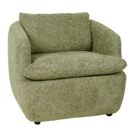 Πολυθρόνα Square 01-3348 83x83x80cm Almond Green