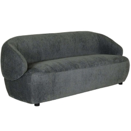 Καναπές Τριθέσιος Μπουκλέ Boomerang 01-3356 193x80x72cm Blue