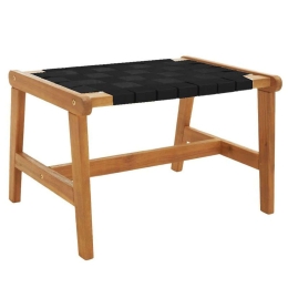 Σκαμπό Hastag 22-0174 57x41x35,5cm Natural-Black