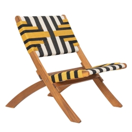 Καρέκλα Πτυσσόμενη Verano 22-0175 78x60x72,5cm Natural-Multi