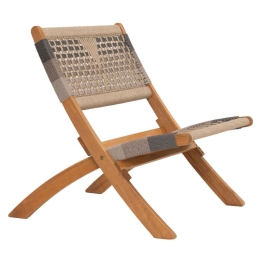 Καρέκλα Πτυσσόμενη Vega 22-0176 78x60x72,5cm Natural-Multi