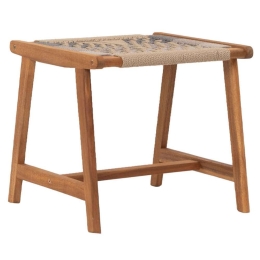 Σκαμπό Vega 22-0178 45x40x40cm Natural-Multi