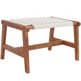 Σκαμπό Mesh 22-0182 57x41x35,5cm Natural-White