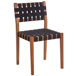 Καρέκλα Hastag 22-0186 45x46x80cm Natural-Black Nylon,Ξύλο