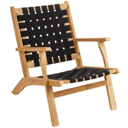 Πολυθρόνα Hastag 22-0190 60x76x73cm Natural-Black