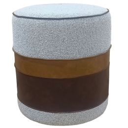 Σκαμπό Connect 16-0699 40x40x43 Beige-Brown