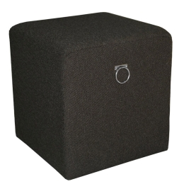 Σκαμπό Rich 16-0698 40x40x43 Black-Silver