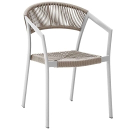 Πολυθρόνα Magic 22-0196 56x59,5x80cm Natural-White