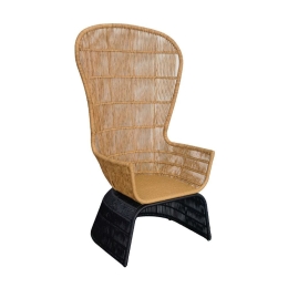 Πολυθρόνα Misa 22-0206 110x75x165 Natural-Black