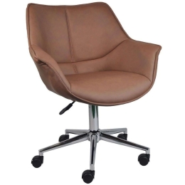 Καρέκλα Γραφείου Jones 25-0714 68x64x92cm Brown