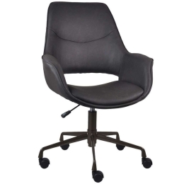 Καρέκλα Γραφείου Minimal 25-0716 65,5x64,5x106cm Black
