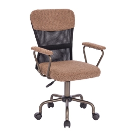 Καρέκλα Γραφείου Bell 25-0723 54x52x92 Light Brown-Gunmetal