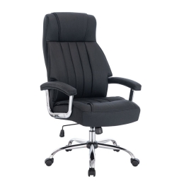 Καρέκλα Γραφείου Διευθυντική Executive 25-0733 65x70x123 Black-Chrome
