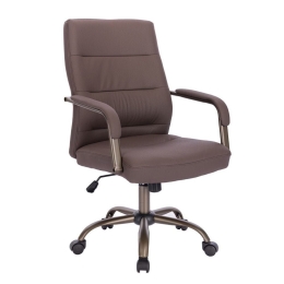 Καρέκλα Γραφείου Διευθυντική Kord 25-0735 58.5x65x104 Brown-Gunmetal