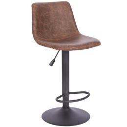 Σκαμπό Bar Asti 26-0037 42x49x109.5 Brown-Black