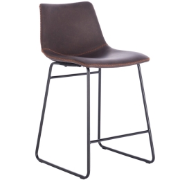 Σκαμπό Bar Nuevo 26-0040 46x57.5x89 Brown-Black