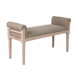 Σκαμπό Chateau 16-0735 108x41x59 Beige-Natural