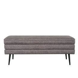 Σκαμπό Slices 16-0803 Με Αποθηκευτικό Χώρο 110x40x44 Grey