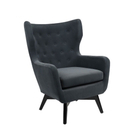 Πολυθρόνα Mega 01-3461 75x83x103 Dark Grey
