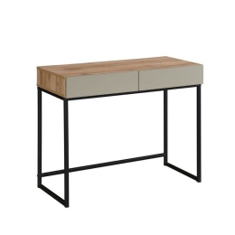 Κονσόλα Verde 05-0774 Με 2 Συρτάρια 90x42x75 Natural-Mint