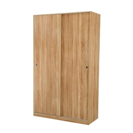 Ντουλάπα Key 06-0121 Δίφυλλη 120x50x200 Natural Δίφυλλη