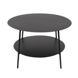 Τραπεζάκι Σαλονιού Simple 04-1123 60x60x40 Black