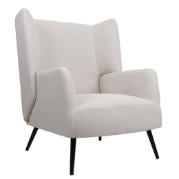 Πολυθρόνα Monaco 01-3488 77x85x105cm Beige-Black