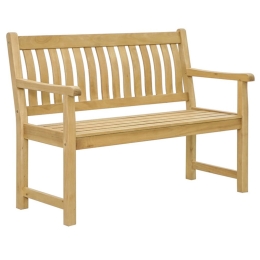 Παγκάκι Garden 22-0228 120x59.5x88cm Natural Διθέσιος