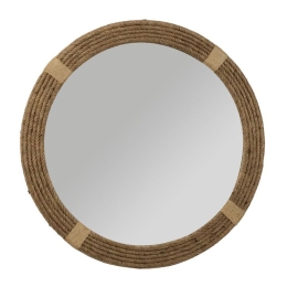 Καθρέπτης Τοίχου Nautica 11-0635 90x4x90 Natural Σχοινί