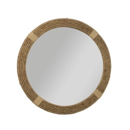 Καθρέπτης Τοίχου Nautica 11-0636 71x4x71 Natural Σχοινί