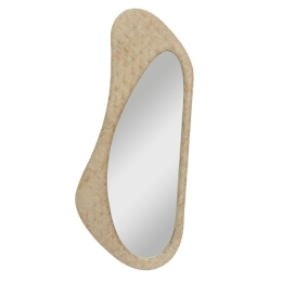 Καθρέπτης Τοίχου Kamira 11-0641 41x3.5x97 Natural Rattan