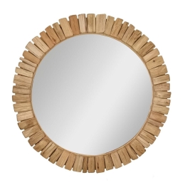 Καθρέπτης Τοίχου Legno 11-0646 72x2.5x72Natural Ξύλο